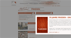 Desktop Screenshot of frieden.at